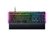 Razer BlackWidow V4 - Green Mechanical (Clicky) - Gaming Tastatur - Full-Size - Französisch - Schwarz