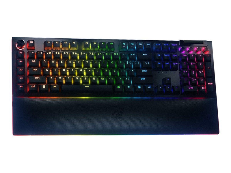 Razer BlackWidow V4 Pro - Yellow Mechanical (Linear) - Gaming Tastatur - Full-Size - Englisch (US) - Schwarz