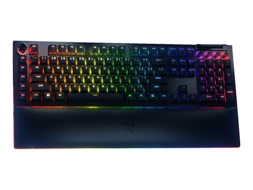 Razer BlackWidow V4 Pro - Yellow Mechanical (Linear) - Gaming Tastatur - Full-Size - Englisch (US) - Schwarz