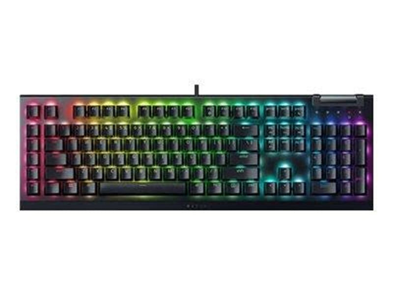 Razer BlackWidow V4 X - Yellow Mechanical (Linear) - Gaming Tastatur - Full-Size - Englisch (US) - Schwarz