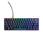 Razer Huntsman Mini 60% - Optical Purple (Clicky) - Gaming Tastatur (TKL) - 60% - Französisch - Schwarz
