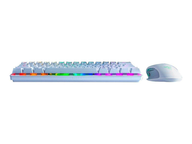 Razer Huntsman Mini Linear - Mercury - US - Tastatur - Englisch (US) - Weiss