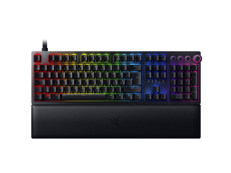 Razer Huntsman V2 Optical Purple - DE - Tastatur - Deutsch - Schwarz