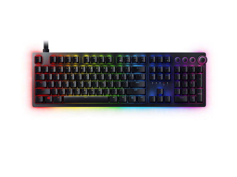 Razer Huntsman V2 Optical Purple - DE - Tastatur - Deutsch - Schwarz