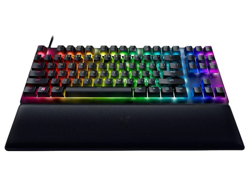 Razer Huntsman V2 - Optical Red (Linear) - Gaming Tastatur (TKL) - 80% - Französisch - Schwarz