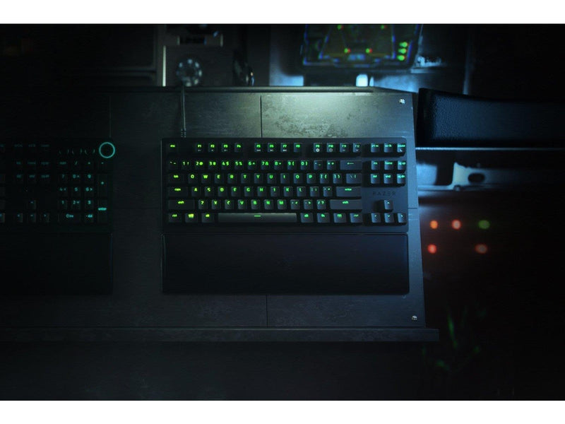 Razer Huntsman V2 - Optical Red (Linear) - Gaming Tastatur (TKL) - 80% - Französisch - Schwarz