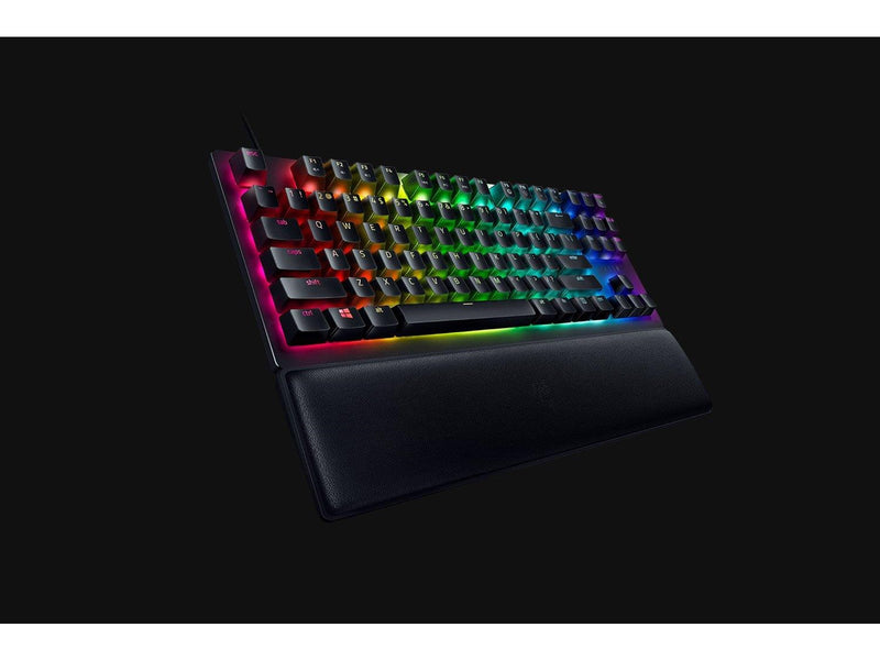 Razer Huntsman V2 - Optical Red (Linear) - Gaming Tastatur (TKL) - 80% - Französisch - Schwarz