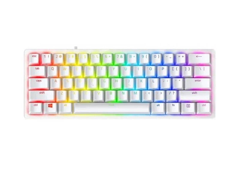 Razer Huntsman V3 Pro Mini (60%) - Analog Optical Gen-2 - Gaming Tastatur (TKL) - 60% - Englisch (US) - Weiss