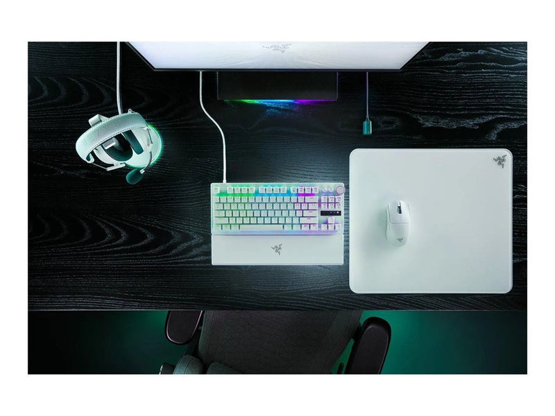 Razer Huntsman V3 Pro TKL - Analog Optical Gen-2 - Gaming Tastatur (TKL) - 80% - Englisch (US) - Weiss