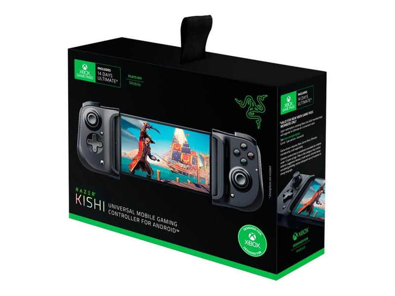 Razer Kishi Universal Gaming Controller Android - Black - Wired Controller - Android