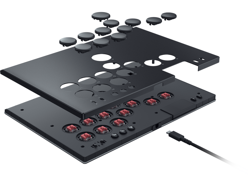 Razer Kitsune - All-Button Optical Arcade Controller - PS5™ and PC - Wired Arcade stick - PC