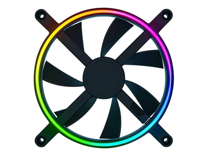 Razer Kunai Chroma 140mm - 3 pack - Gehäuselüfter - 140mm - Schwarz - 30 dBA