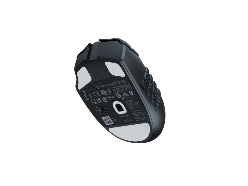 Razer Naga V2 HyperSpeed - Wireless MMO Gaming Mouse - Gaming Maus (Schwarz)