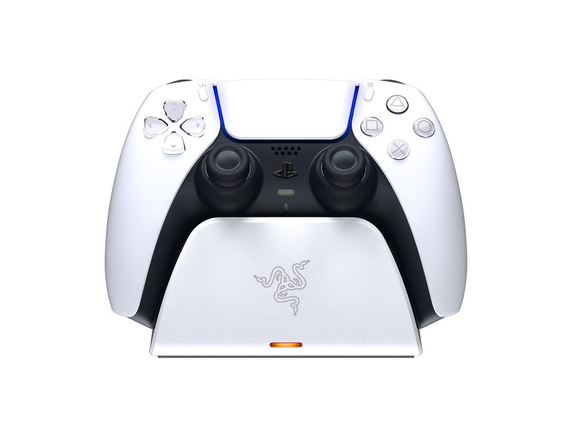 Razer Quick Charging Stand for Dual Sense controller - White - Wired Zubehör für Spielkonsole - Sony PlayStation 5