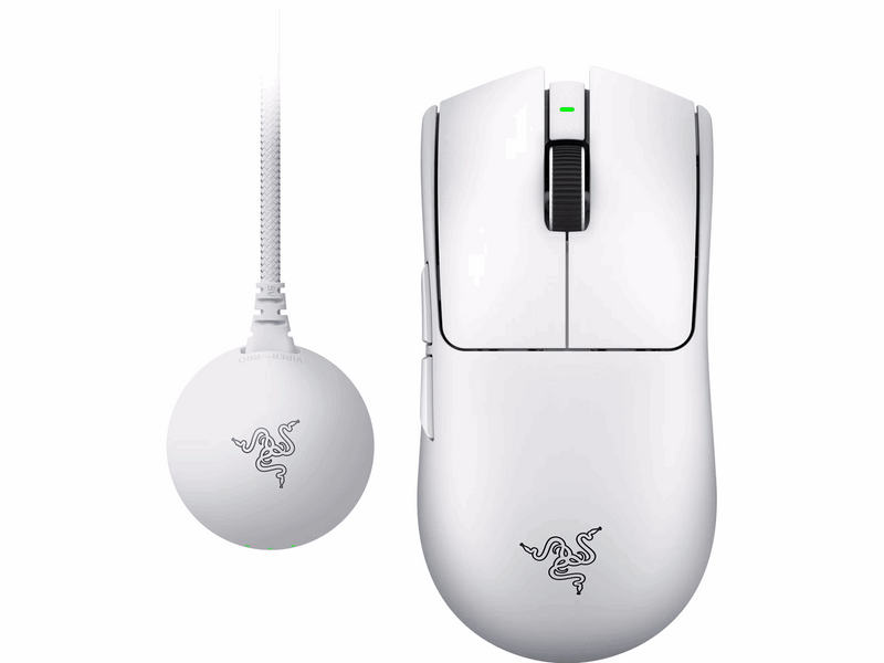 Razer Viper V4 Pro Wireless - Gaming Maus (Weiß)