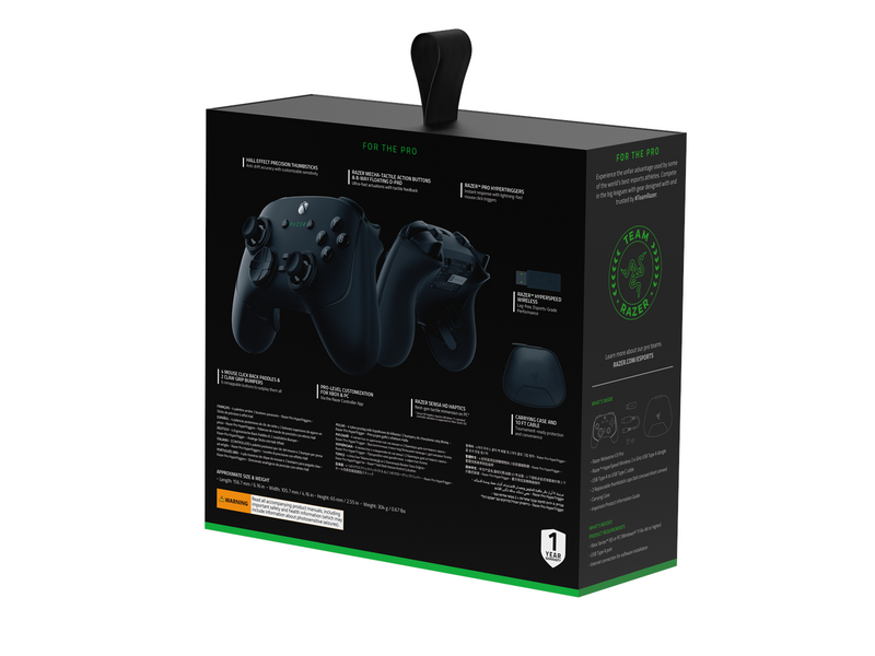 Razer Wolverine V3 Pro - Black - Wireless Controller - Microsoft Xbox One