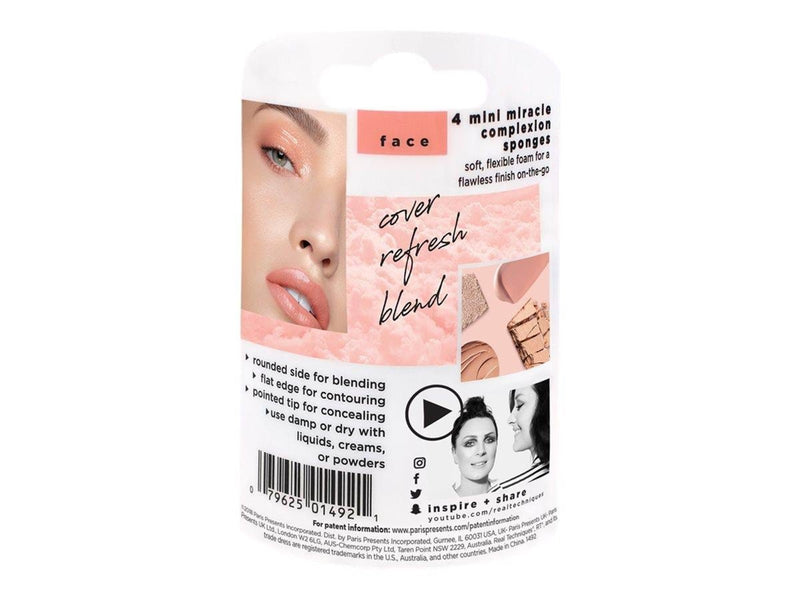 Real Techniques Mini Miracle - complexion sponge (pack of 4)