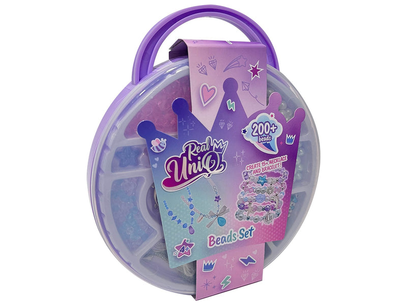 Real UniQ Beads Set Round Carry Case