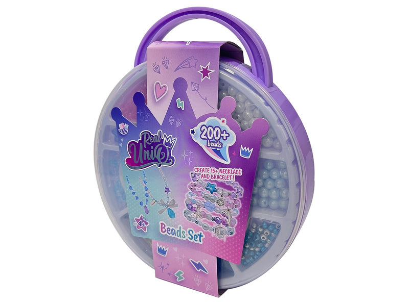 Real UniQ Beads Set Round Carry Case