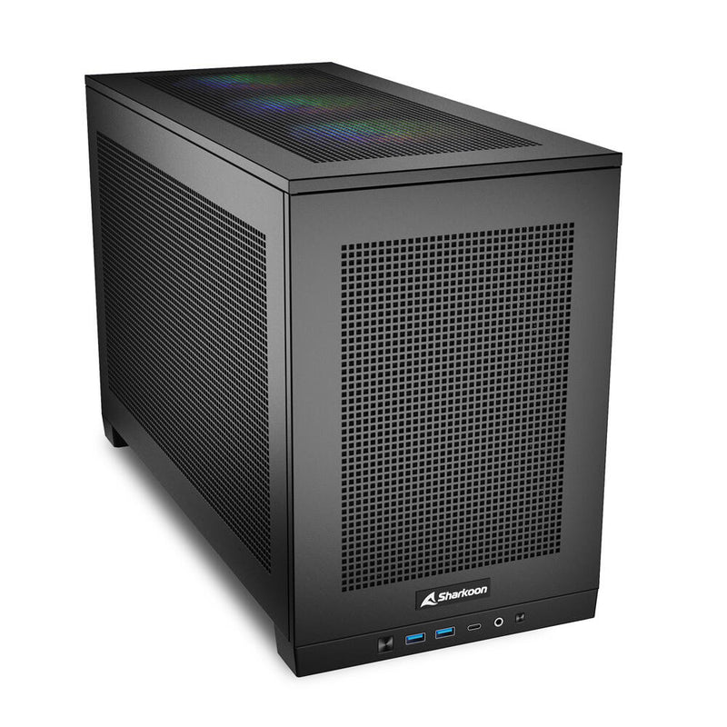 Sharkoon PC Gehäuse C20 RGB ITX Mini-ITX schwarz