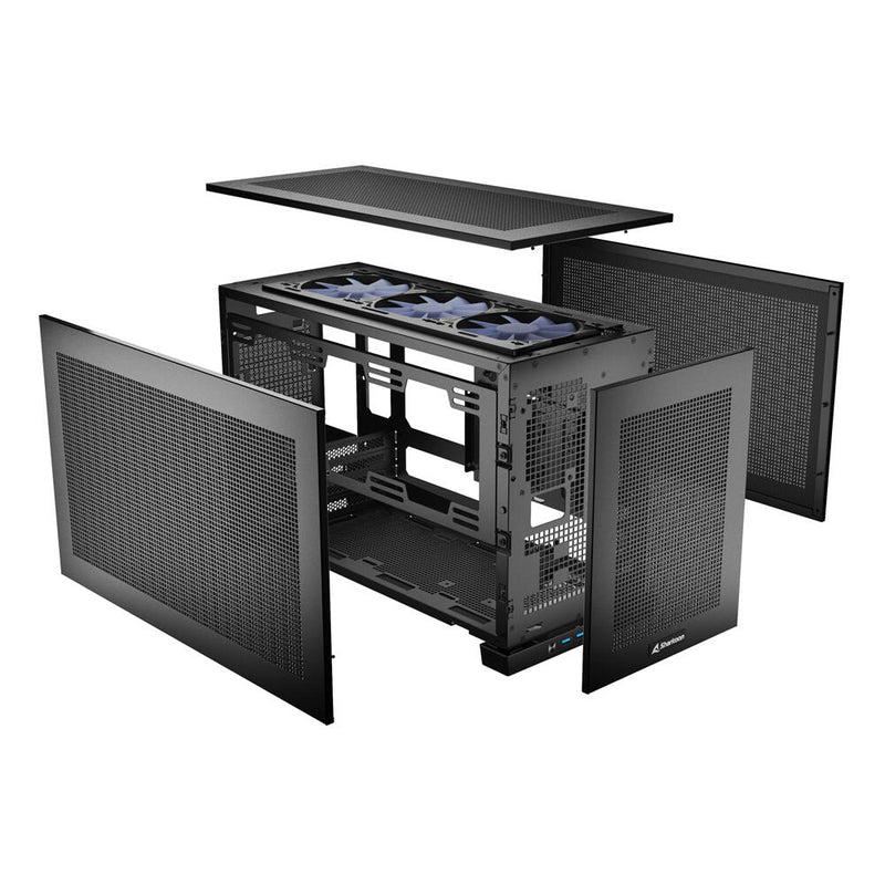 Sharkoon PC Gehäuse C20 RGB ITX Mini-ITX schwarz