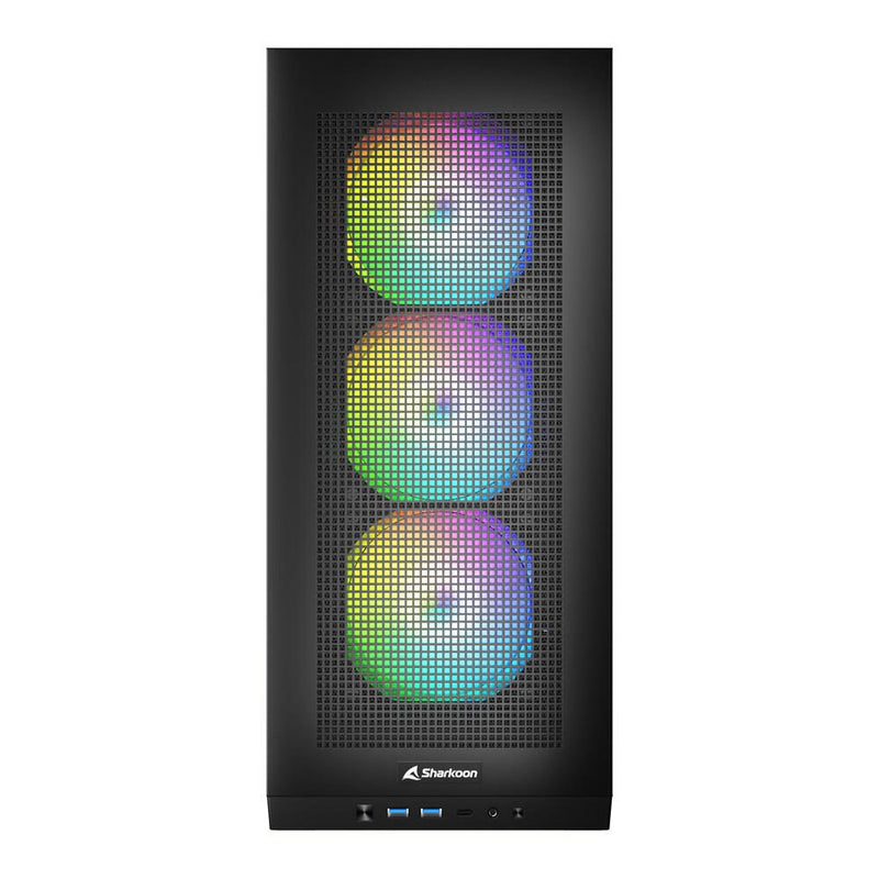 Sharkoon PC Gehäuse C20 RGB ITX Mini-ITX schwarz
