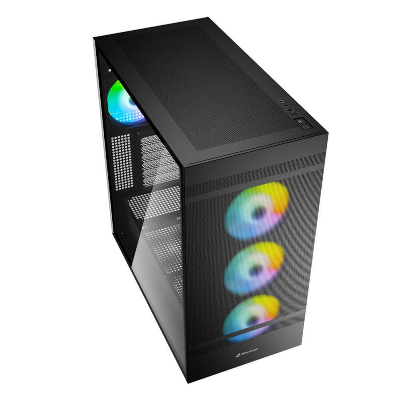 Sharkoon PC Gehäuse Rebel C50 Black RGB ATX schwarz