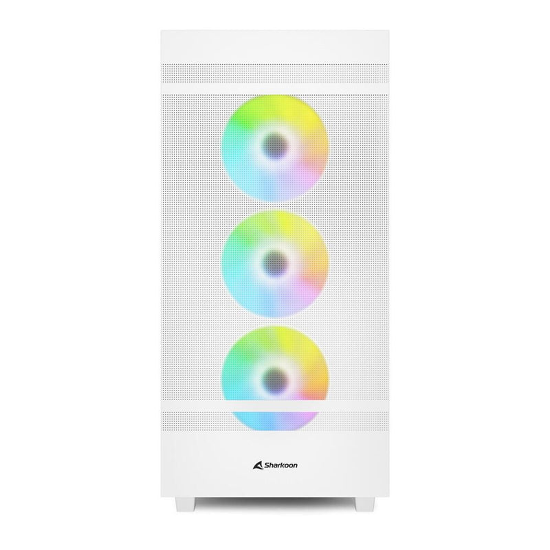 Sharkoon PC Gehäuse Rebel C50 White RGB ATX weiß