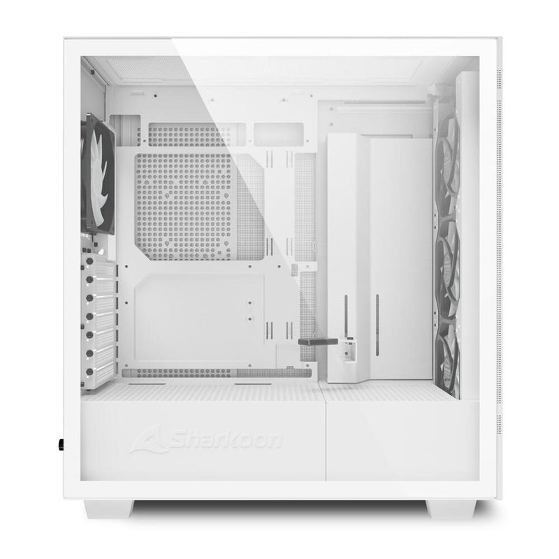 Sharkoon PC Gehäuse Rebel C50 White RGB ATX weiß