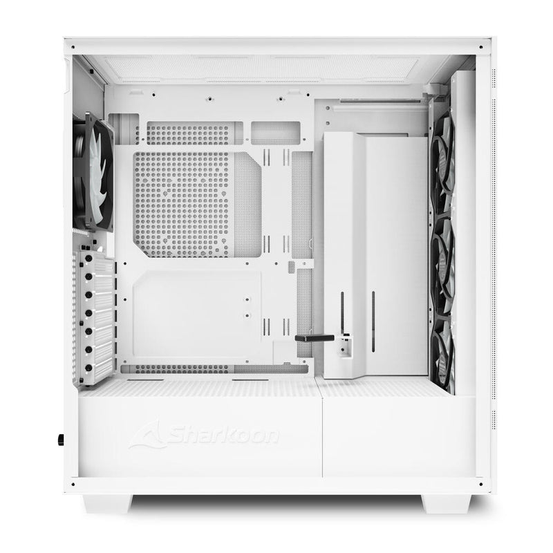 Sharkoon PC Gehäuse Rebel C50 White RGB ATX weiß