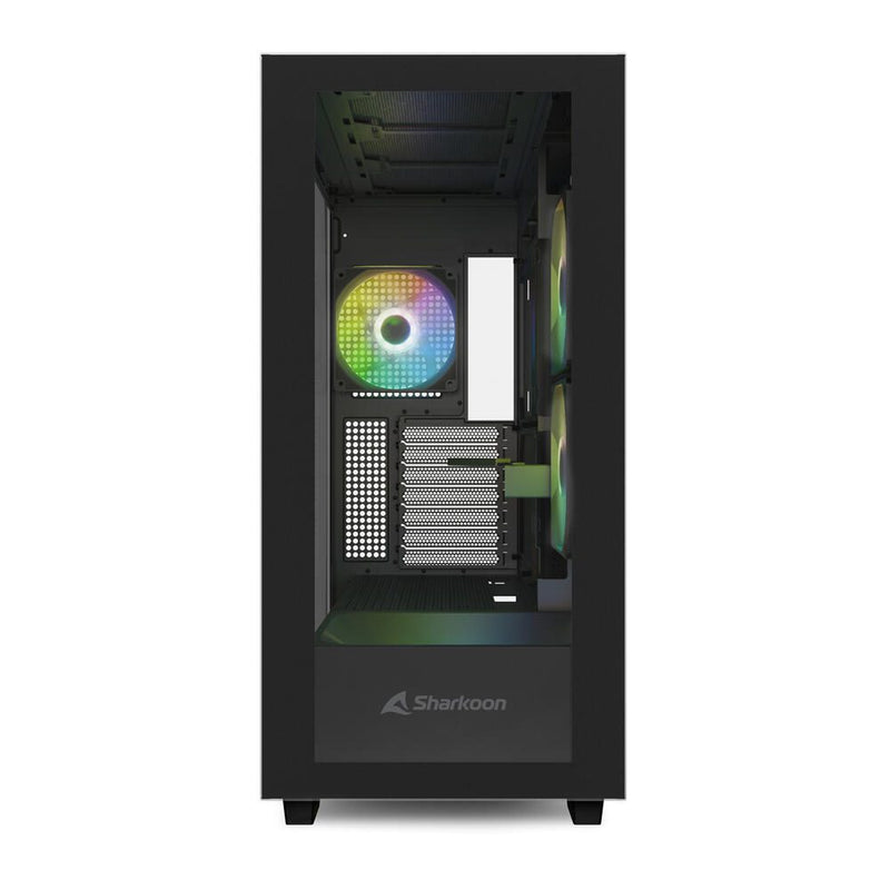 Sharkoon PC Gehäuse Rebel C60 Black RGB ATX schwarz