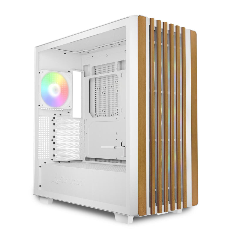 Sharkoon PC Gehäuse Rebel C70G RGB White ATX weiß