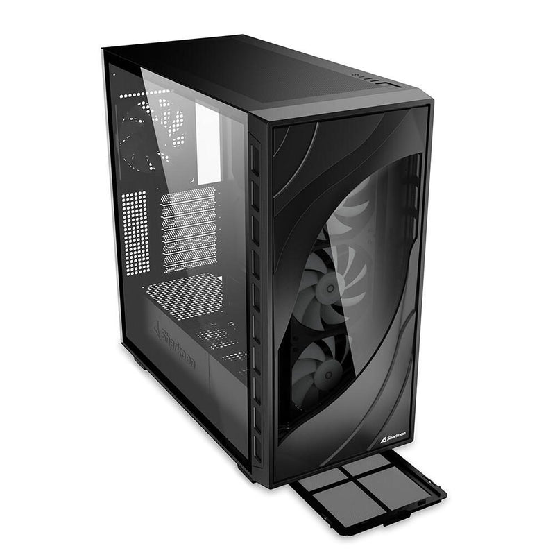 Sharkoon PC Gehäuse Rebel C80G RGB ATX schwarz