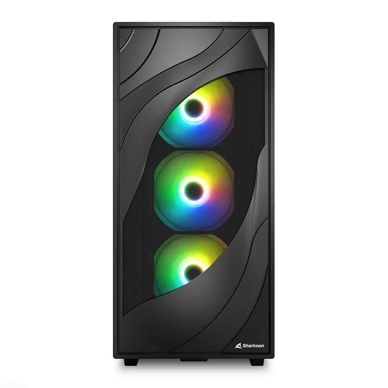 Sharkoon PC Gehäuse Rebel C80M RGB ATX schwarz