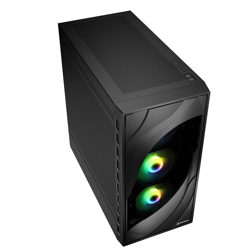 Sharkoon PC Gehäuse Rebel C80M RGB ATX schwarz