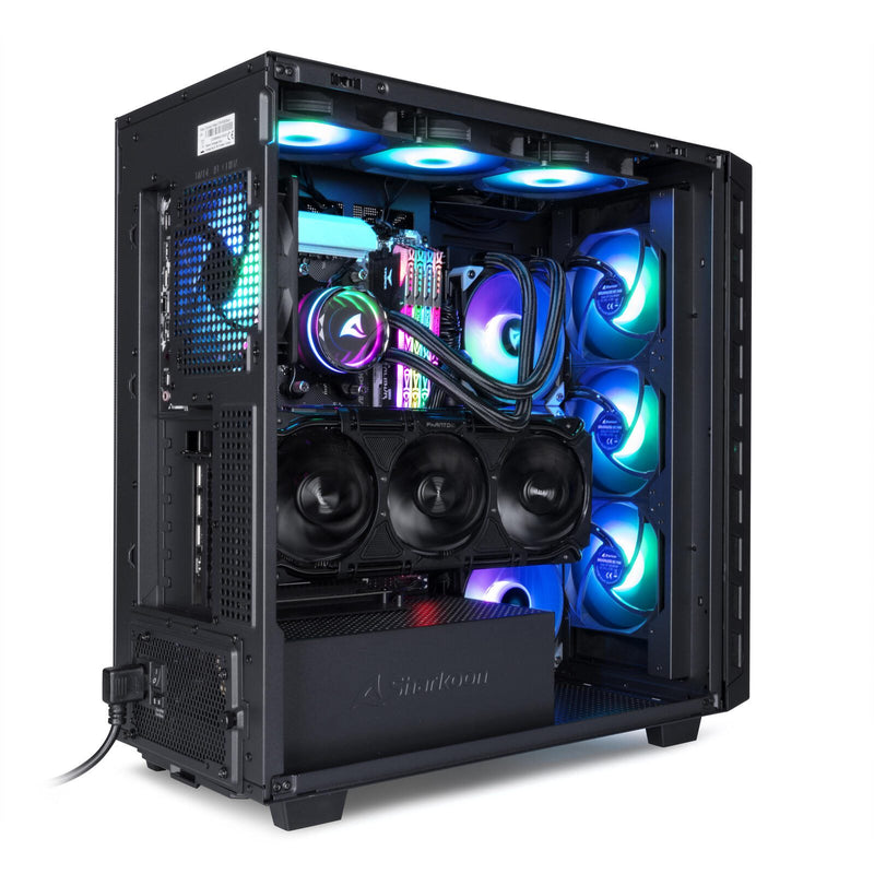 Sharkoon PC Gehäuse Rebel C80M RGB ATX schwarz