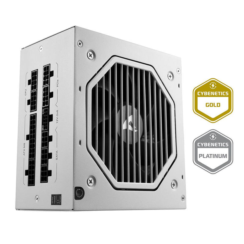Sharkoon Netzteil Rebel P20 850W White ATX 3.1 Fully-Modular Cybenetics Gold