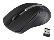 Rebeltec Galaxy - mouse - 2.4 GHz - black - Maus (Silber)