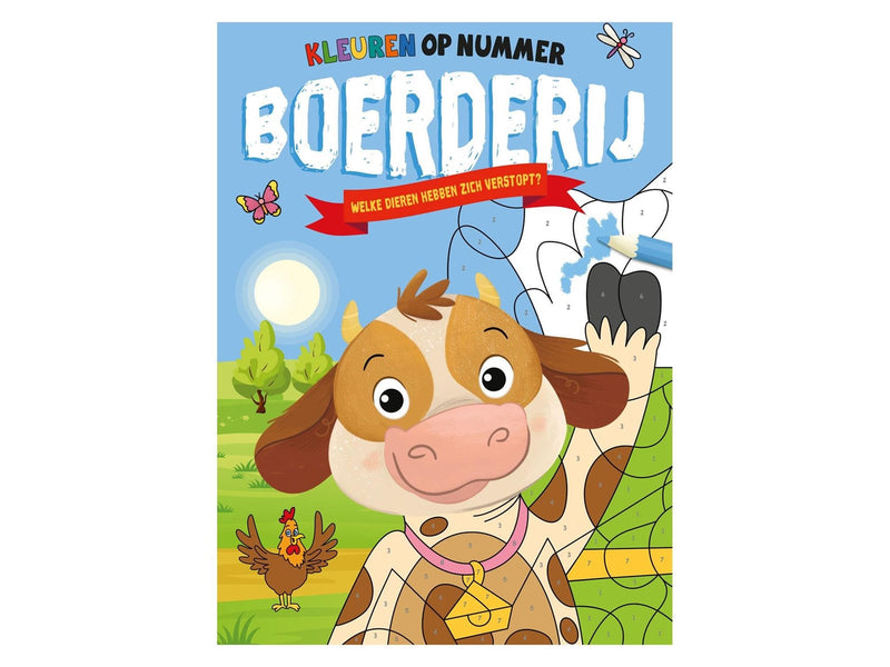 Rebo Publishers Farm - Color by Number