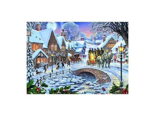 Rebo Publishers Winter Village Jigsaw Puzzle - 1000 Pieces 2D Puzzles