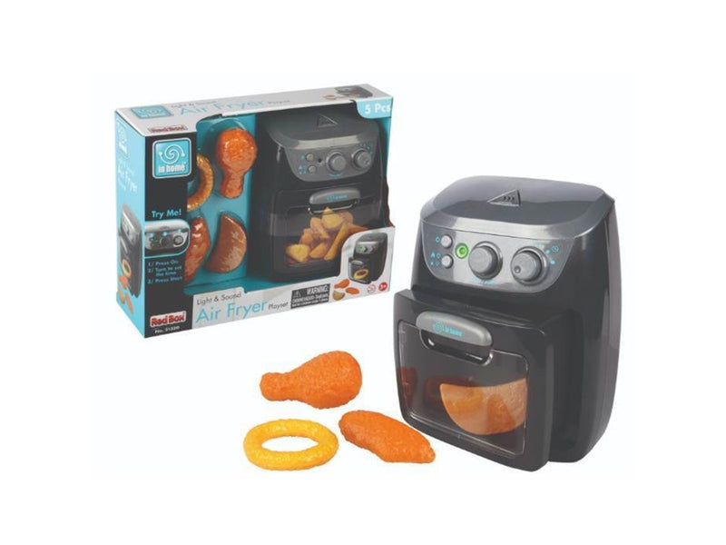 Red box Air Fryer med lys & lyd