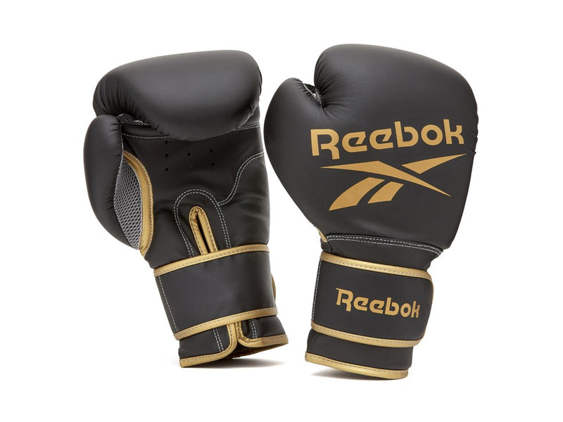 Reebok Retail Boxing Gloves - 14oz - Gold/Black