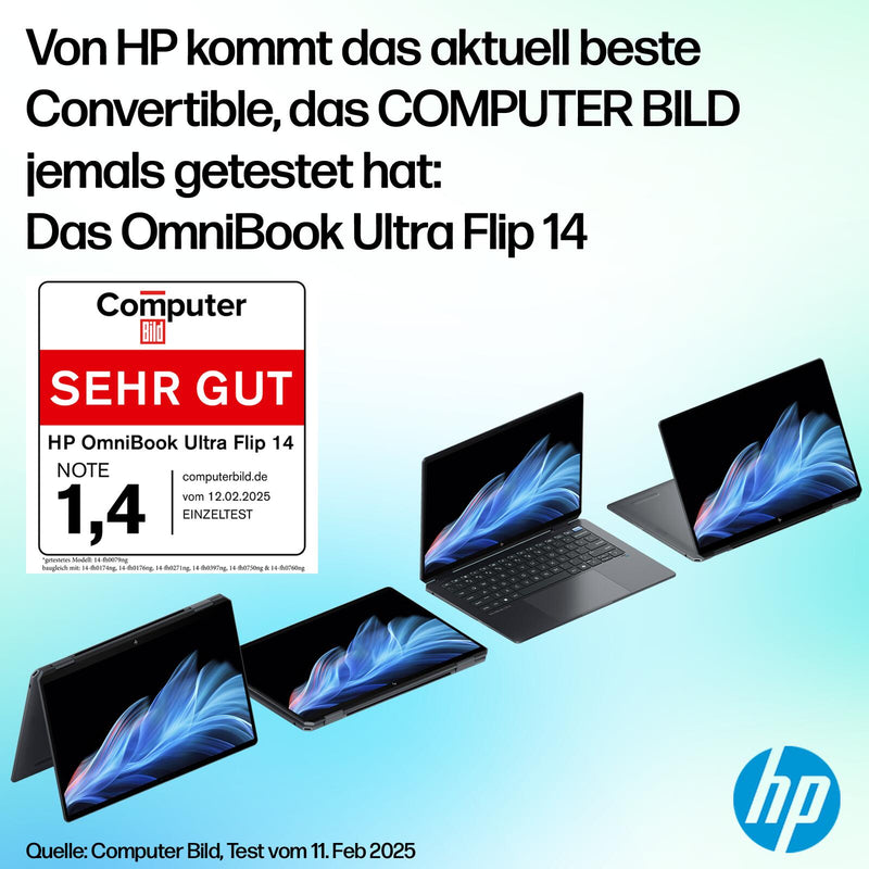 HP OmniBook Ultra Flip Laptop 14-fh0079ng Intel® Core™ Ultra 7 258V