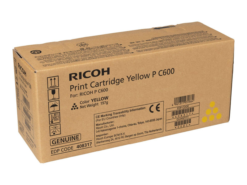 Ricoh P C600 Yellow Toner Cartridge