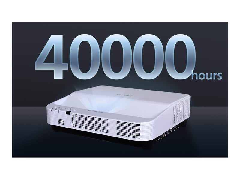 Ricoh Projektoren PJ UHL3660 - DLP projector - ultra short-throw - Wi-Fi / LAN / Miracast - 3840 x 2160 - 6500 ANSI lumens