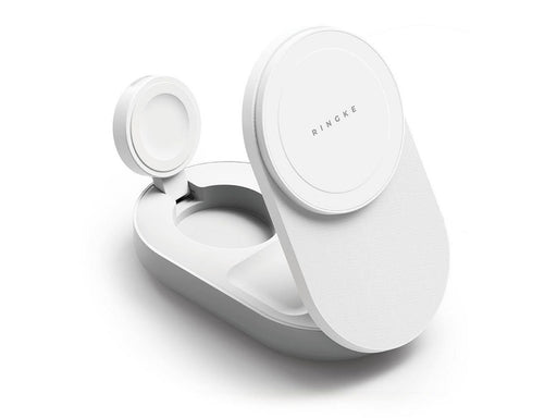 Ringke Charger RINGKE QI2.2 25W 3in1 Magnetic MagSafe - White