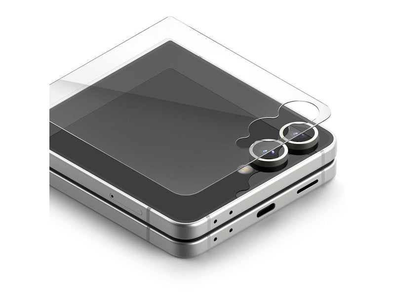 Ringke Cover Display Easy Slide 2-pack Tempered Glass for Samsung Galaxy Z Flip 7 - Clear