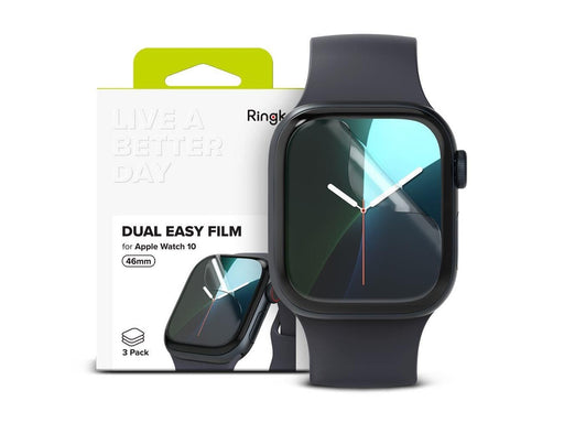 Ringke  Dual Easy 3-pack Protective Film for Apple Watch 10 46 mm