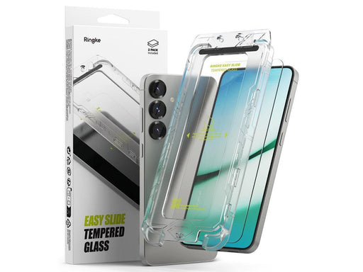 Ringke Easy Slide 2-pack Tempered Glass for Samsung Galaxy S25