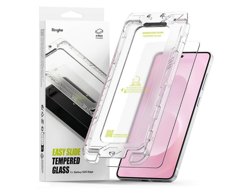 Ringke  Easy Slide 2-pack Tempered Glass for Samsung Galaxy S25 Edge - Clear